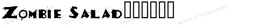 Zombie Salad字体转换